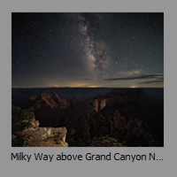 Milky Way above Grand Canyon North Rim
